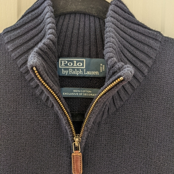 Polo Ralph Lauren Other - Polo by Ralph Lauren- Men's Quarter Zip Sweater
